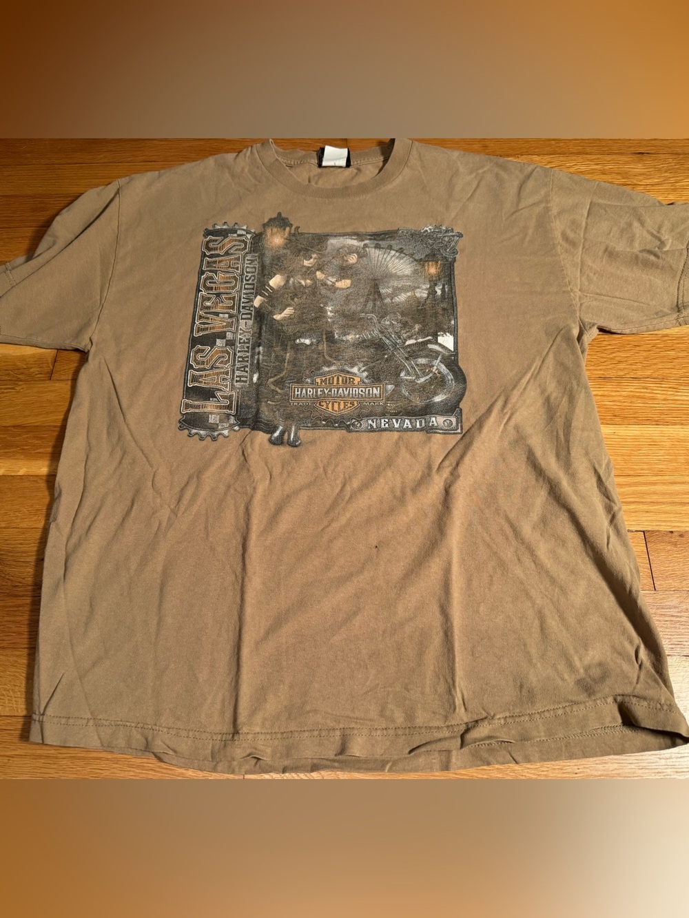 Harley Davidson Tan Shirt